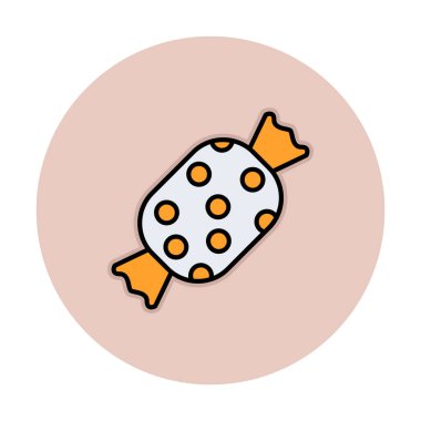 Şeker Web ikonu vektör illüstrasyonu