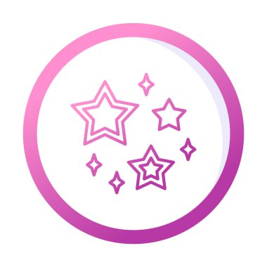 yıldızların vektör illüstrasyonu