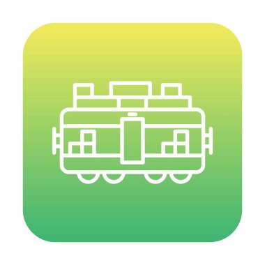 Tren kargosunun vektör çizimi