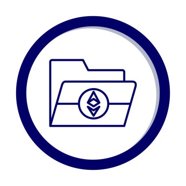 klasör renkli vektör simgesi 