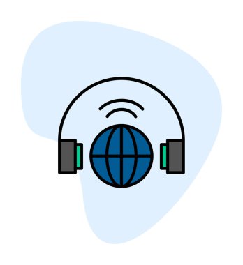 genel destek simgesi vektör illüstrasyonu