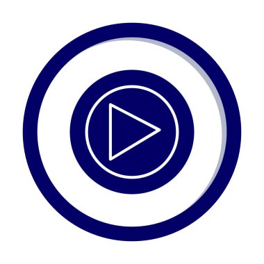 Oynatma düğmesi vektör çizimi