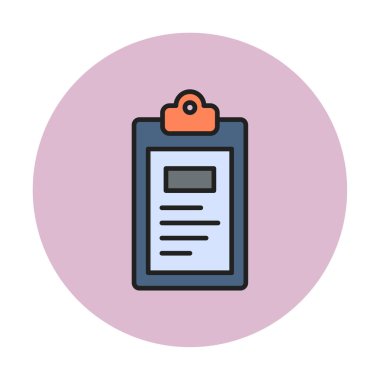 Pano simgesi, vektör illüstrasyonu basit tasarım