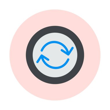 Modern simgenin vektör illüstrasyonu              