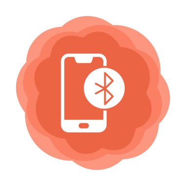 Bluetooth simgesi vektör çizim