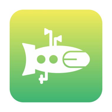 denizaltı simgesi web basit illüstrasyon