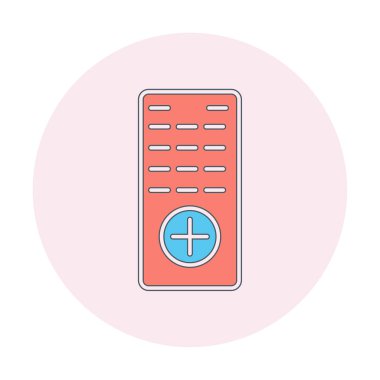 Uzaktan Denetim simgesi, vektör illüstrasyonu 