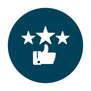 derecelendirme vektörü renk çizgisi simgesi 