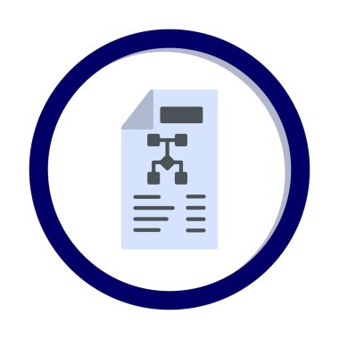 Dosya vektör simgesini çalıştır. Yazdırma, mobil ve web uygulamaları için kullanılabilir.