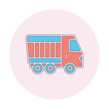 Teslimat. simge illüstrasyon vektörü