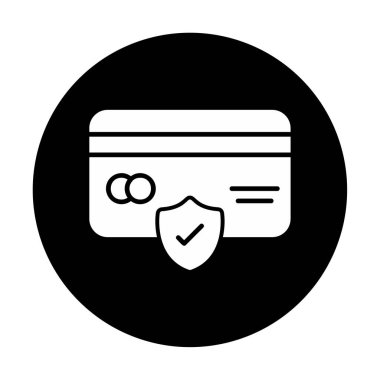 Basit ödeme finans simgesi, vektör illüstrasyonu