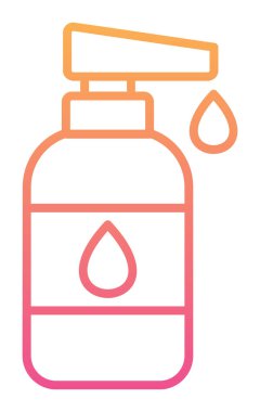 Bebek losyonu web simgesi, vektör illüstrasyonu 