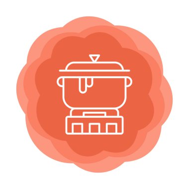 pişirme tencere vektör çizim