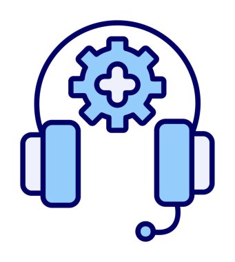 ikon vektör illüstrasyonunu destekle