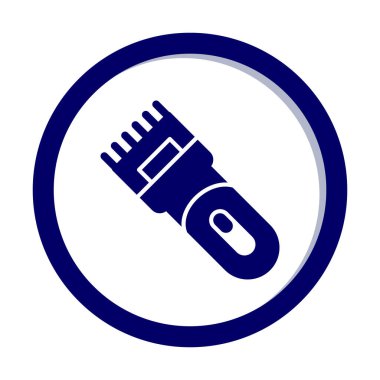 Elektrikli Shaver simgesi vektör illüstrasyonu