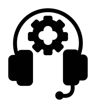 ikon vektör illüstrasyonunu destekle