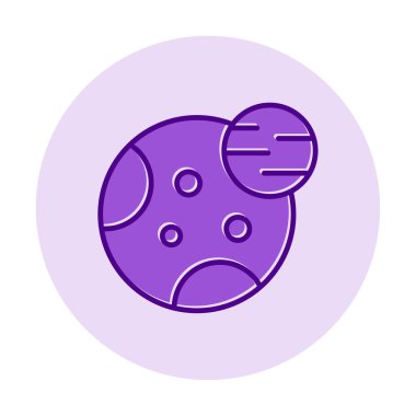 Gezegenler simgesi, vektör illüstrasyonu