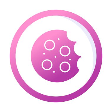 tatlı kurabiye izole vektör illüstrasyonu