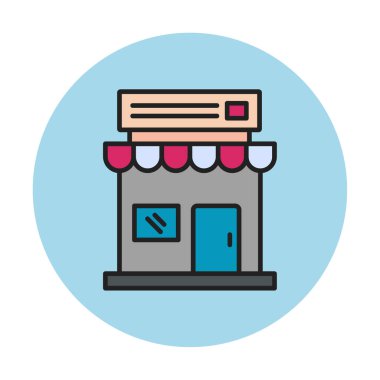 Basit simge vektör illüstrasyonunu sakla