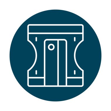 Kalem kalemtıraş simge vektör çizim