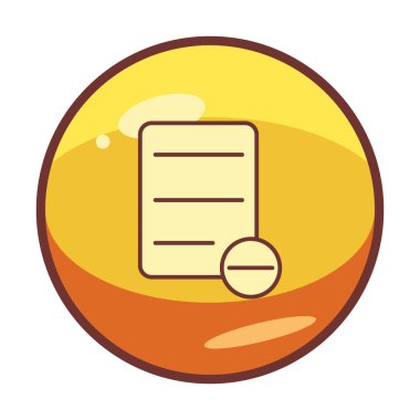 Substraction düz simge, vektör illüstrasyonu 