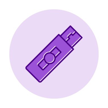 Web için usb flash simgesi.