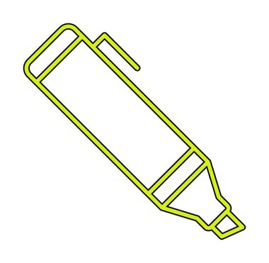 Vurgulama simgesi web basit illüstrasyon