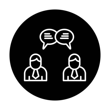 Kullanıcılar iletişim konsepti vektör illüstrasyonunu sohbet