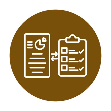 Çalışma Akımı web simgesi, vektör illüstrasyonu 