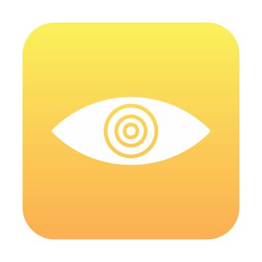 Göz simgesi, vektör illüstrasyon tasarımı 