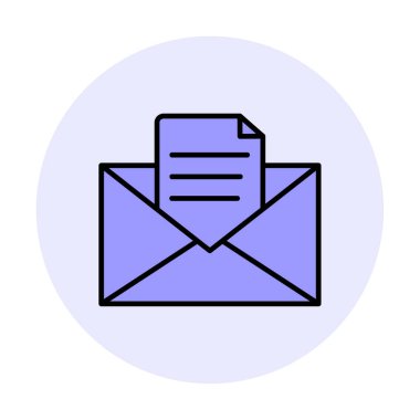 Harf simgesi vektör illüstrasyonu