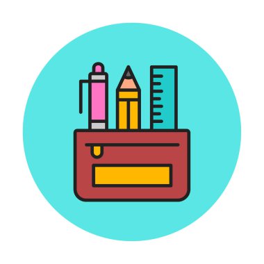 Kalem Durumu simgesi, vektör illüstrasyonu  