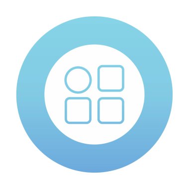 Menü web simgesi, vektör çizim