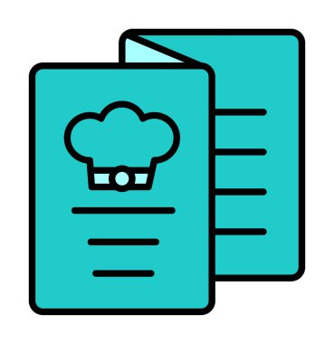 Menü web simgesi, vektör çizim