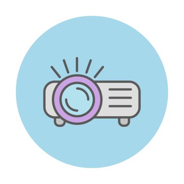 Projector  web icon vector illustration