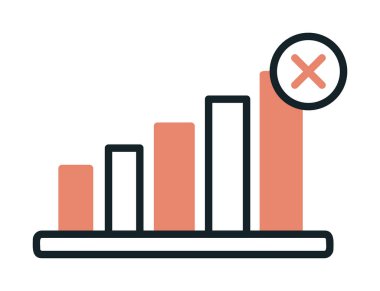 Sinyal ağ simgesi, vektör illüstrasyonu