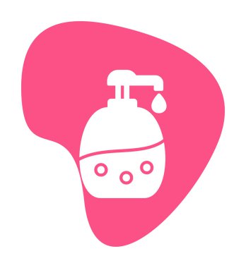 Bebek Şampuan ikonu vektör illüstrasyonu