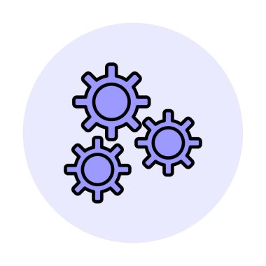 Ayar web simge vektör çizim 