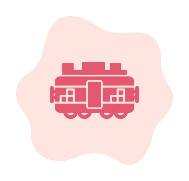 Tren kargosunun vektör çizimi