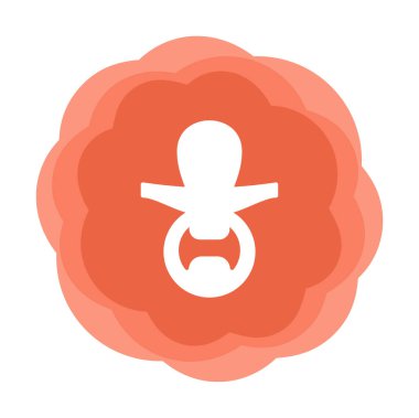 Emzik simgesi web basit illüstrasyon