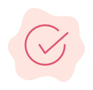 işaret simgesini işaretle, vektör illüstrasyonu basit tasarım