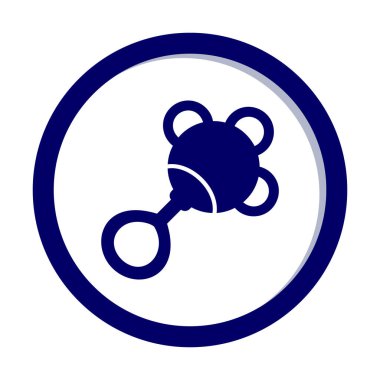 Çıngırak modern simgesinin vektör çizimi