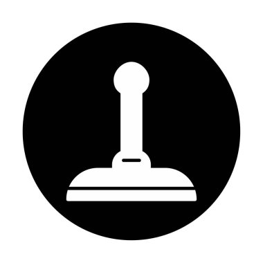 Lastik Damga Web simgesi vektör illüstrasyonu