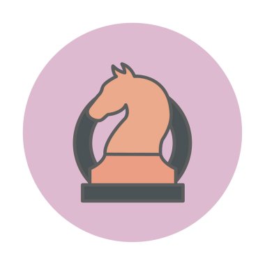 iş stratejisi simgesi, vektör illüstrasyonu basit tasarım