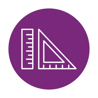 ölçekli düz simge, vektör illüstrasyonu 