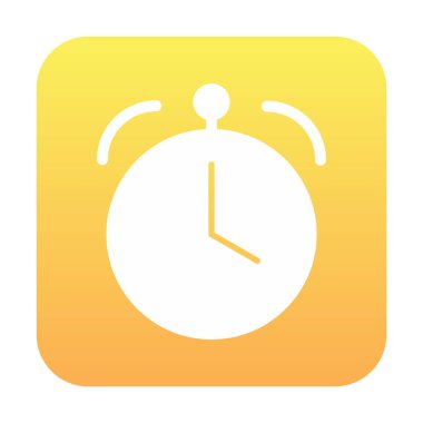 Saat, zamanlayıcı simgesi vektör çizimi 