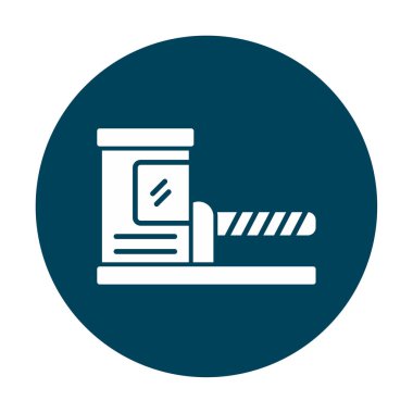 Park engeli simgesinin web illüstrasyonu