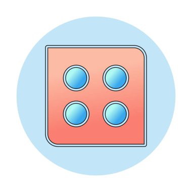 Menü web simgesi, vektör çizim