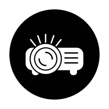 Projector  web icon vector illustration