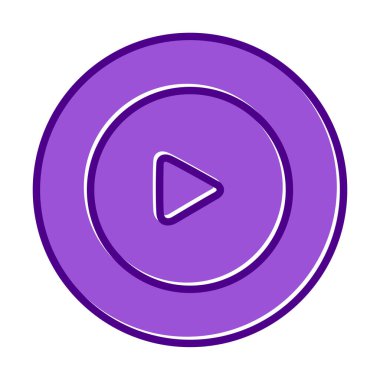 Oynatma düğmesi vektör çizimi